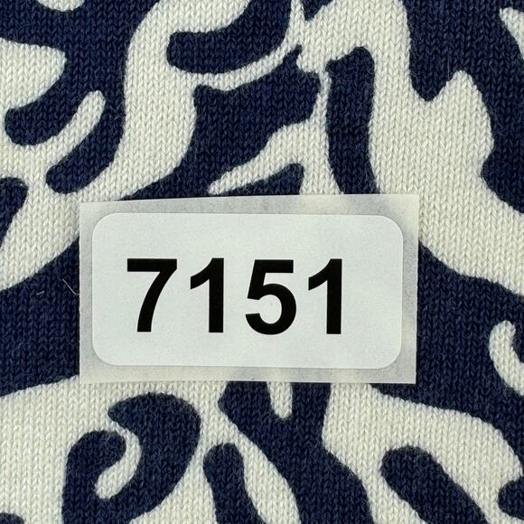 Lilly Pulitzer Bright Navy Treasure Adelaide V-Neck Knit Sweater Size Small - Picture 12 of 13